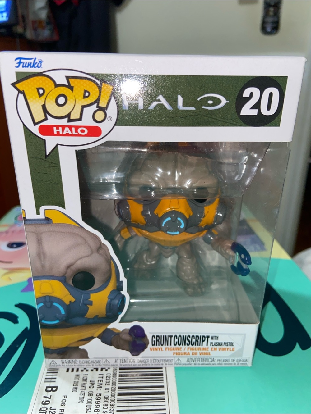 Funko Halo Grunt Conscript Vinyl Figure - Yellow, Gray & Blue